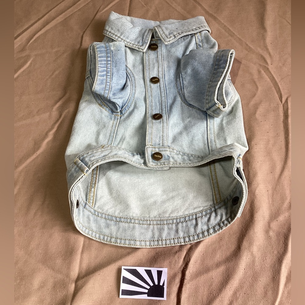 Petco Reddy Denim Dog Jacket Light Wash Medium